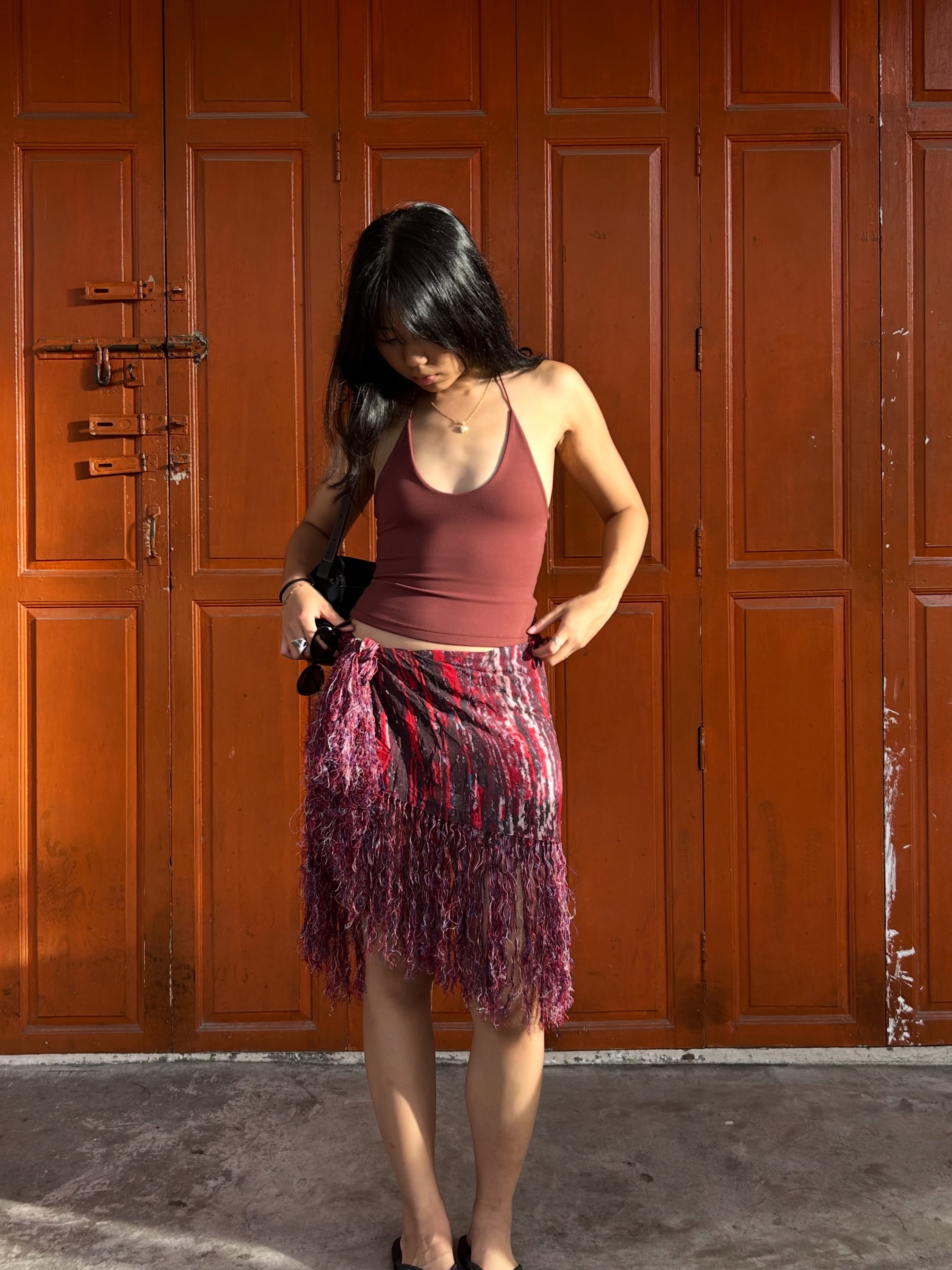 @allegratang wearing Khaia